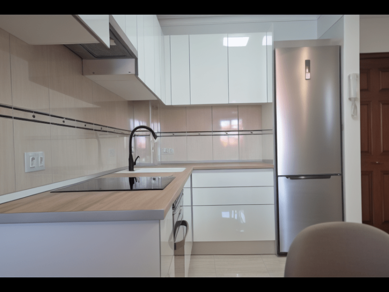 Render Cocina Piso Piloto Icod